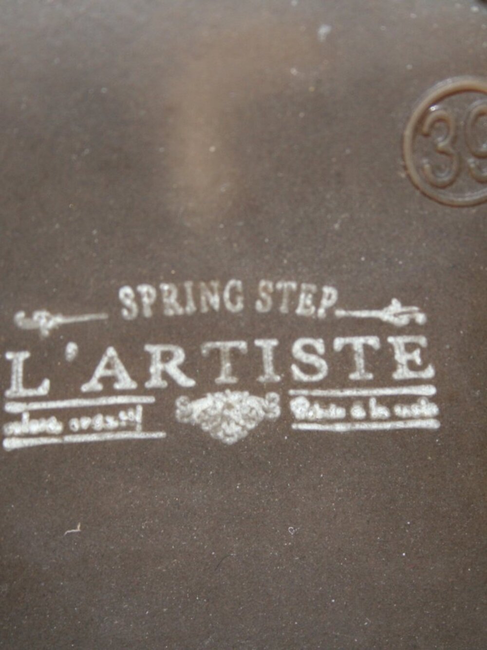 L'Artiste by Spring Step Eguine Plaid & Leather Lace-up Boot EU39 or 8 US - Picture 5 of 11